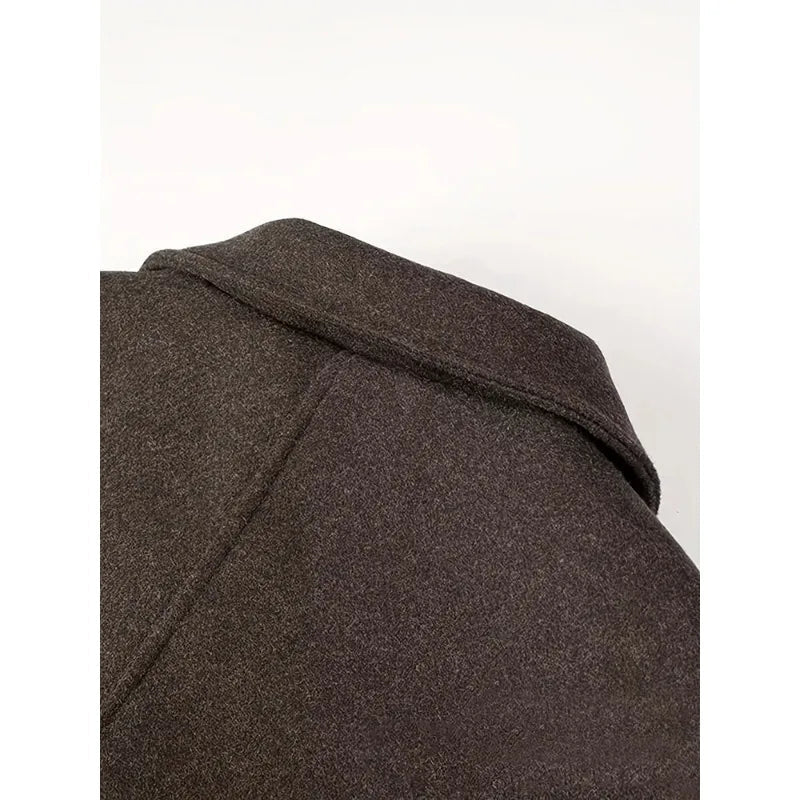 Angelina Buttoned Short Jacket - Women's Fall and Winter Outerwear - Image 8