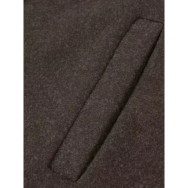 Angelina Buttoned Short Jacket - Women's Fall and Winter Outerwear - Image 9