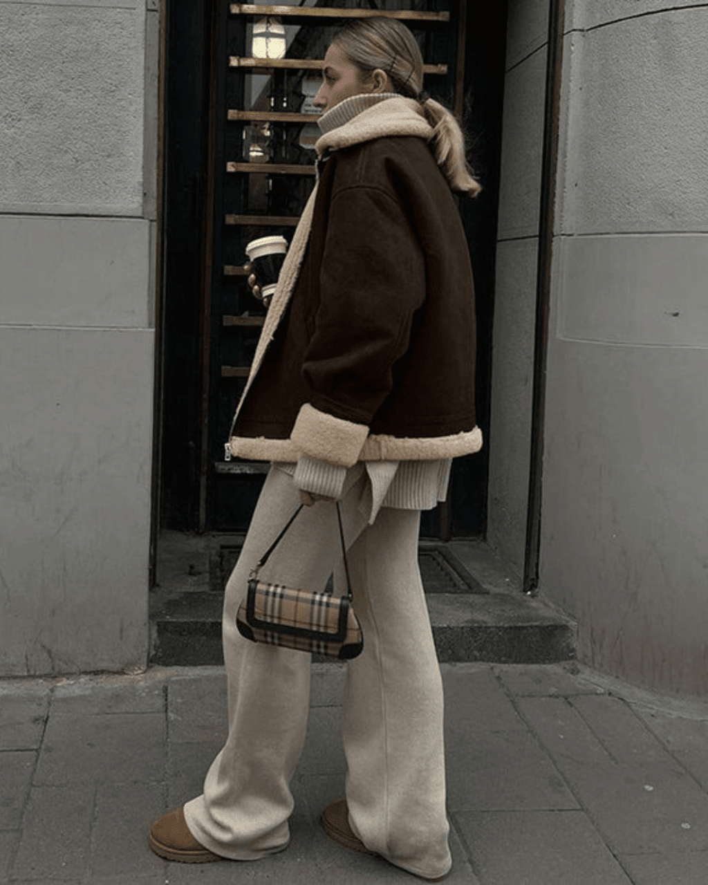 Aurora Suede Faux leather Jacket - Women's Fall and Winter Outerwear - Image 4
