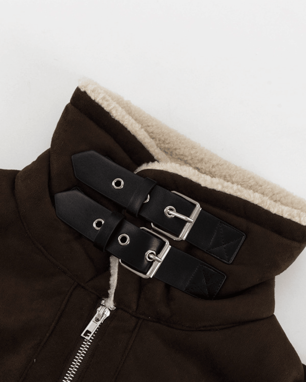 Aurora Suede Faux leather Jacket - Women's Fall and Winter Outerwear - Image 7