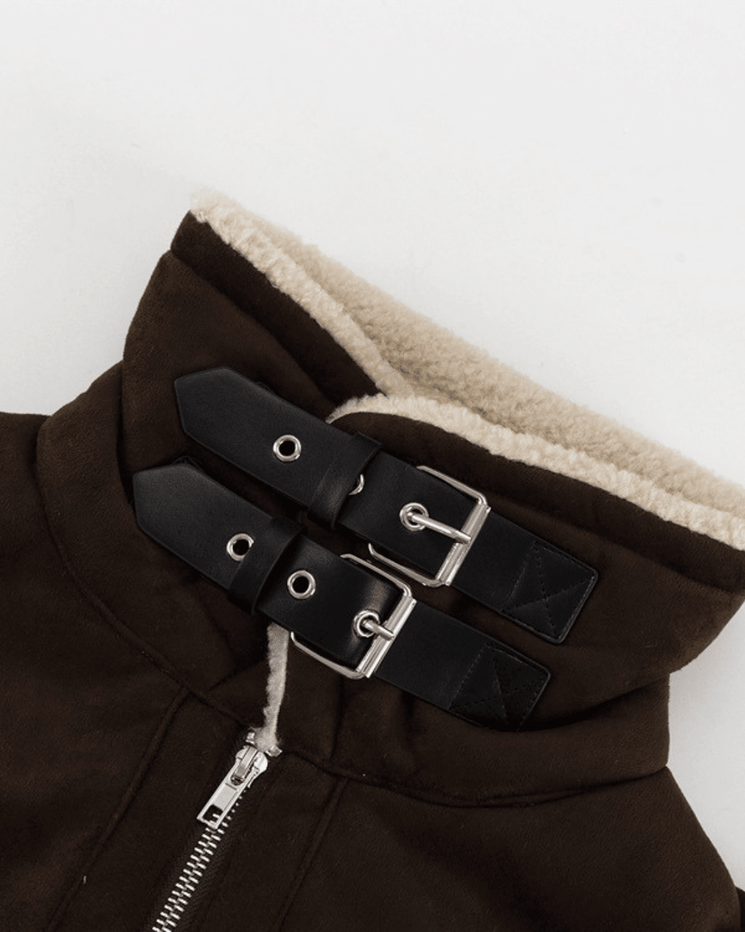 Aurora Suede Faux leather Jacket - Women's Fall and Winter Outerwear - Image 7