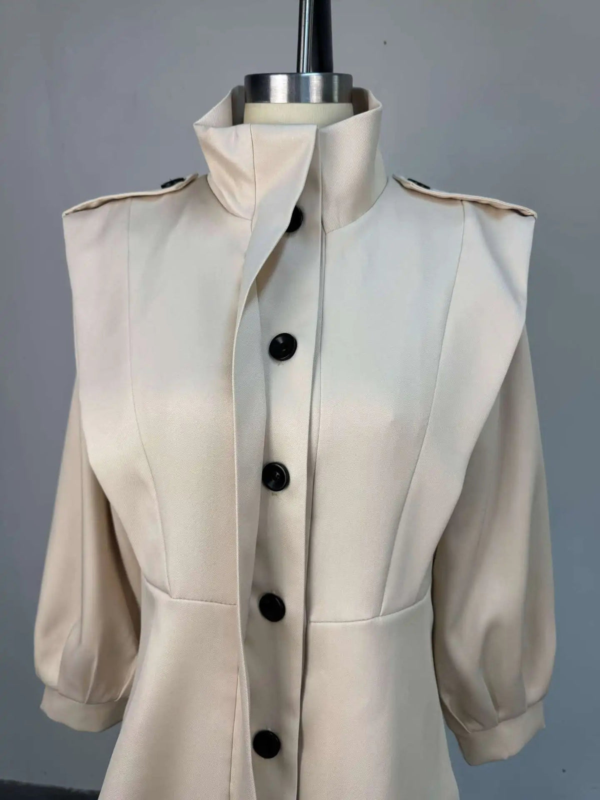 Camille Belted Short Trench Coat - Women's Fall and Winter Outerwear - Image 5