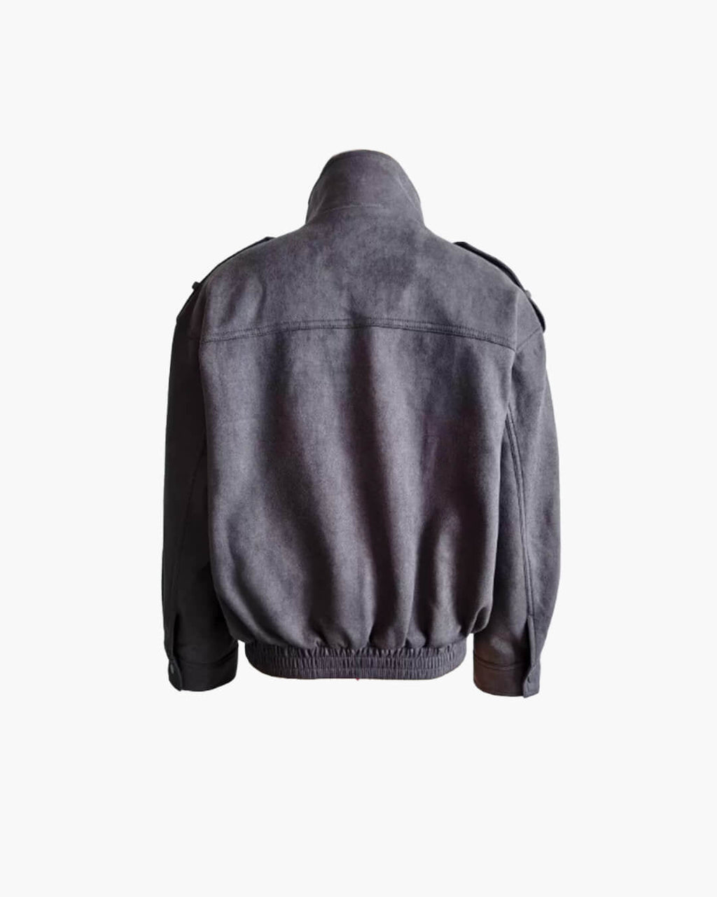 Charice High-Neck Suede Jacket - Women's Fall and Winter Outerwear - Image 4