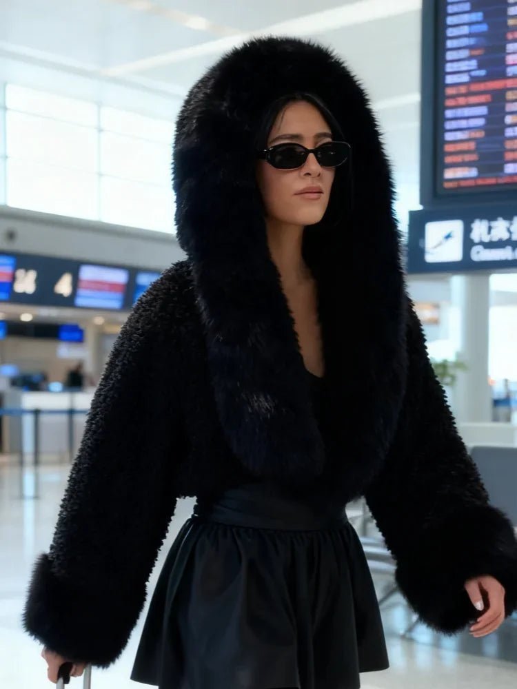 Cynthia Faux Fur Jacket - Women's Fall and Winter Outerwear - Image 5