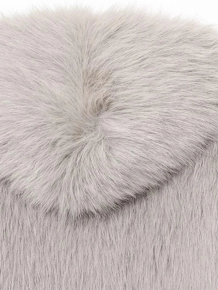 Dana Faux Fur Hooded Jacket - Women's Fall and Winter Outerwear - Image 10