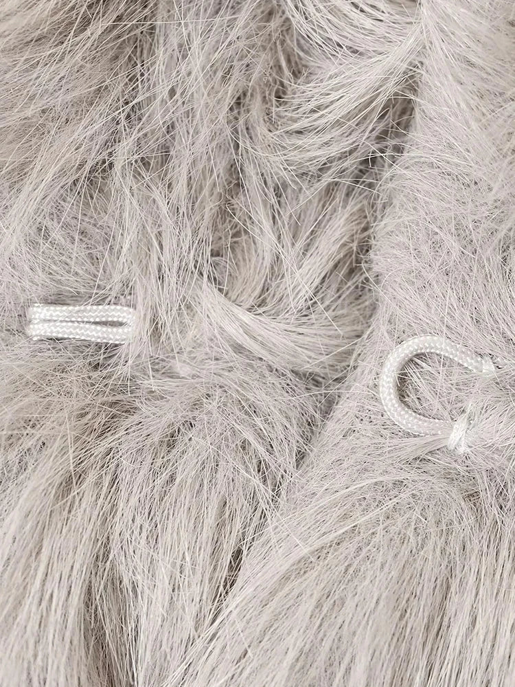 Dana Faux Fur Hooded Jacket - Women's Fall and Winter Outerwear - Image 11