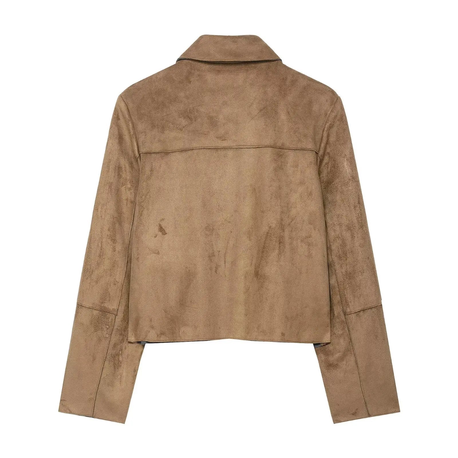 Elara Suede Jacket - Women's Fall and Winter Outerwear - Image 20
