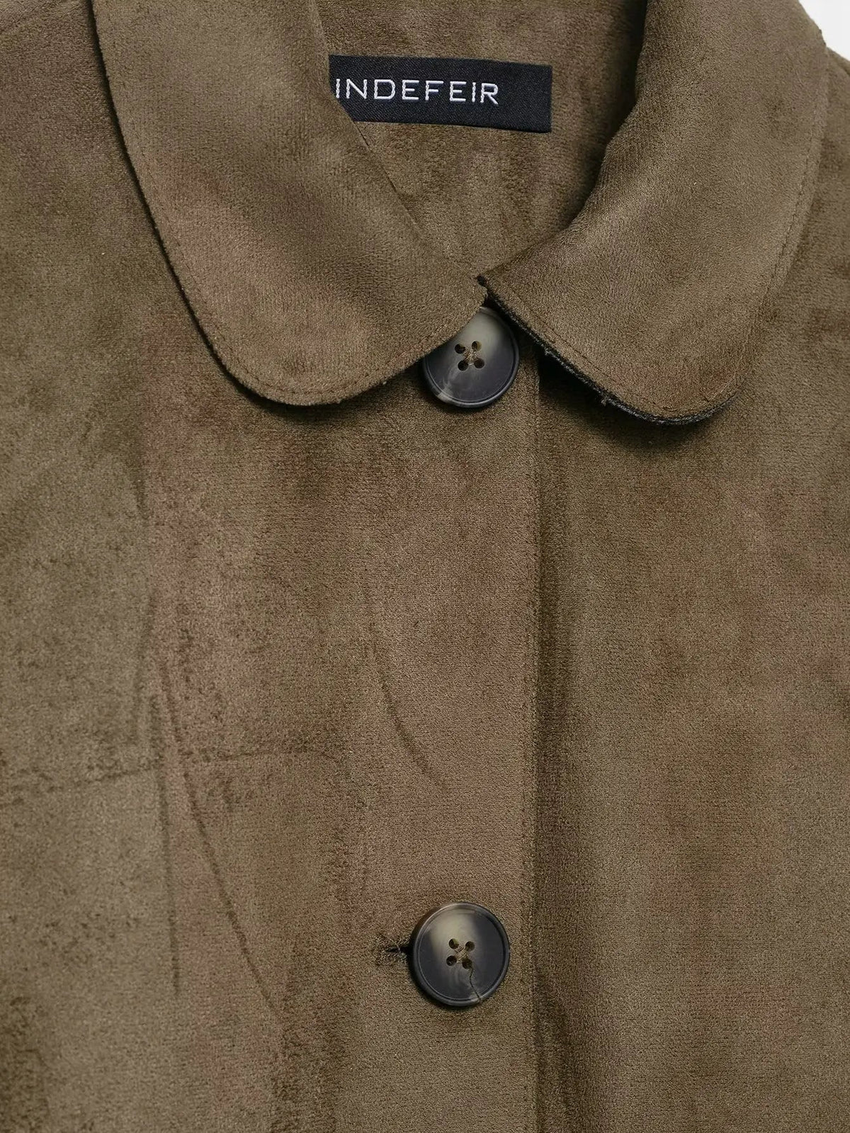 Elara Suede Jacket - Women's Fall and Winter Outerwear - Image 19