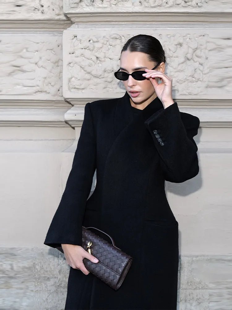 Genevieve Tailored Maxi Coat - Women's Fall and Winter Outerwear - Image 8