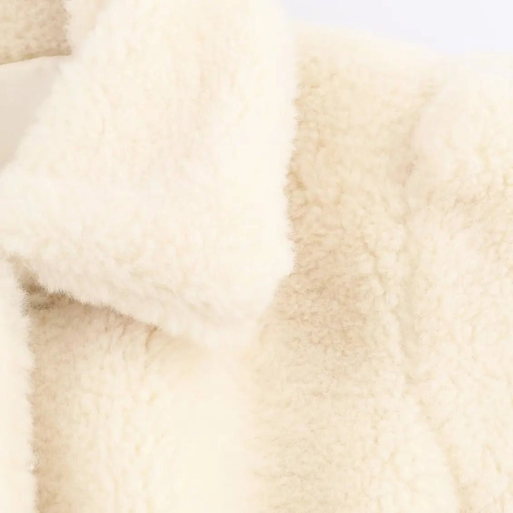 Aellinne Belted Faux Fur Coat - Women's Fall and Winter Outerwear - Image 10