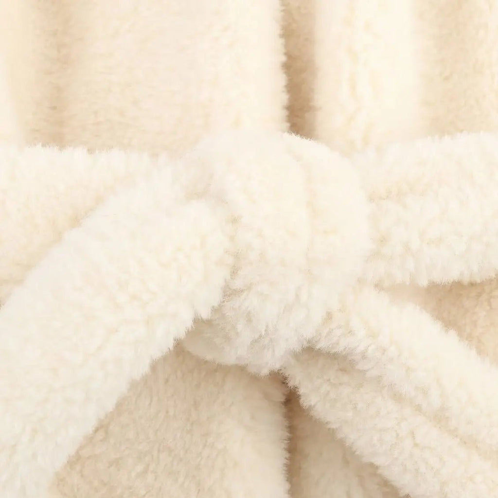 Aellinne Belted Faux Fur Coat - Women's Fall and Winter Outerwear - Image 11
