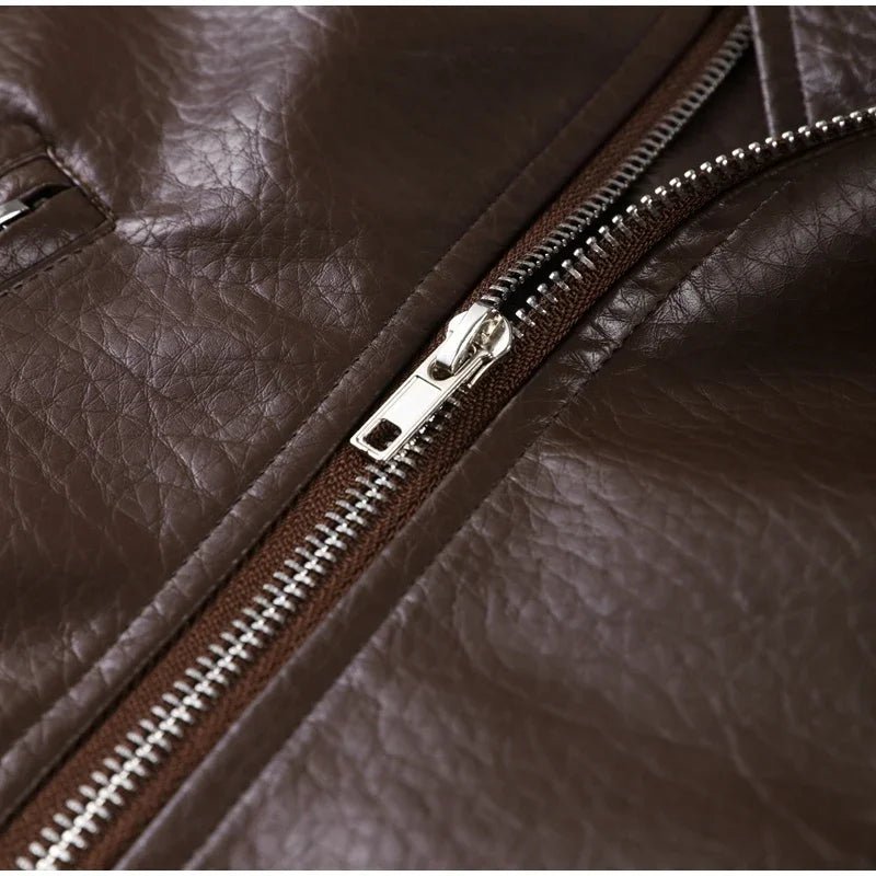 Jackie Zip-Up Lapel Jacket - Women's Fall and Winter Outerwear - Image 5