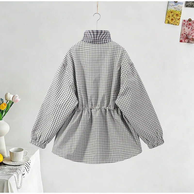 Marnie Plaid Zip Jacket - Women's Fall and Winter Outerwear - Image 6