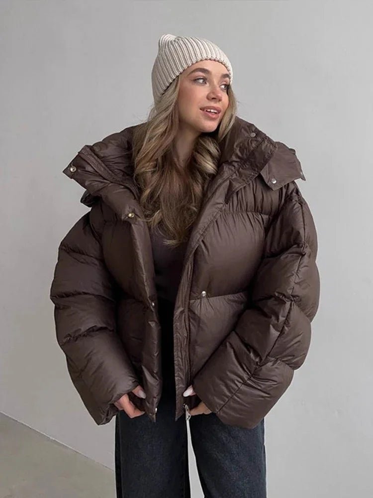 Rosalie Puffer Jacket - Women's Fall and Winter Outerwear - Image 2