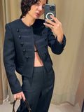 Sheila Black Napoleon Jacket - Women's Fall and Winter Outerwear