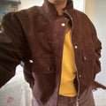 Nicole Faux Suede Jacket - Women's Fall and Winter Outerwear - Image 4
