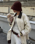 Therese Drawstring Oversized Jacket - Women's Fall and Winter Outerwear