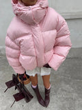 Vina Hooded Puffer Jacket - Women's Fall and Winter Outerwear - Image 6