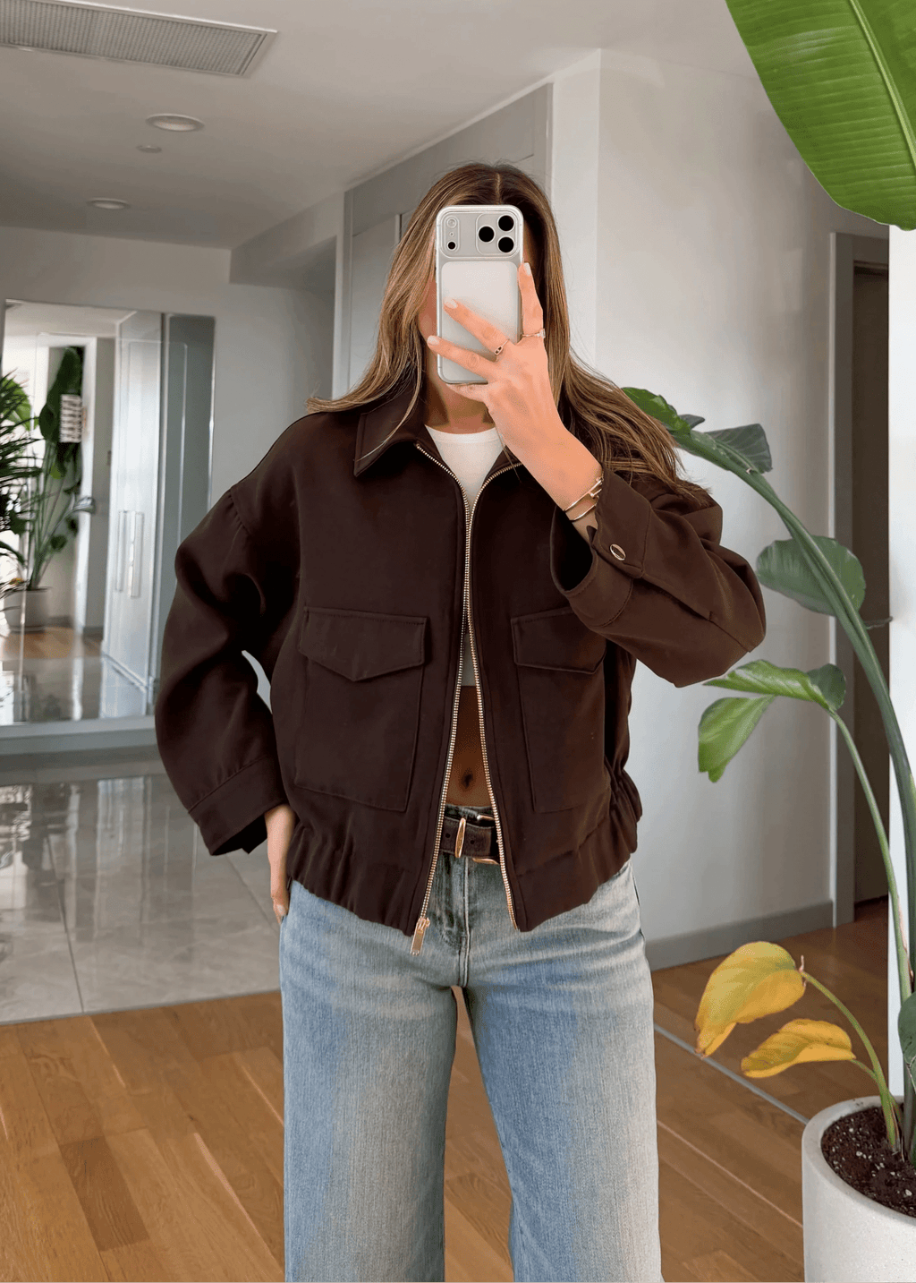 Zoey Zip Up Pocket Jacket - Women's Fall and Winter Outerwear - Image 10