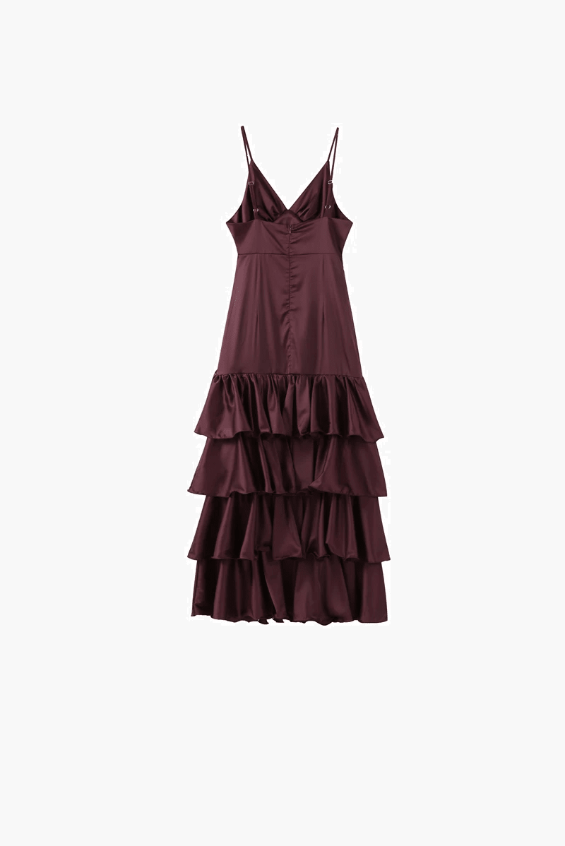Aisley Ruffled Slip Dress - Elegant Occasion Dress for Women - Image 4