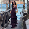 Aisley Ruffled Slip Dress - Elegant Occasion Dress for Women - Image 7