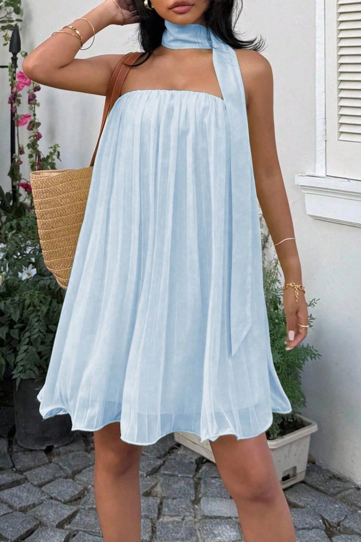 Aliya Ruched Bandeau Mini Dress - Elegant Occasion Dress for Women - Image 5