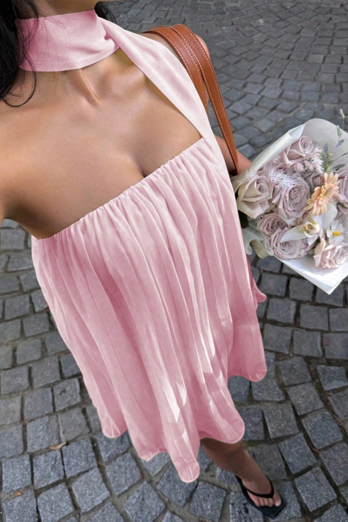 Aliya Ruched Bandeau Mini Dress - Elegant Occasion Dress for Women - Image 7