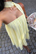 Aliya Ruched Bandeau Mini Dress - Elegant Occasion Dress for Women - Image 2