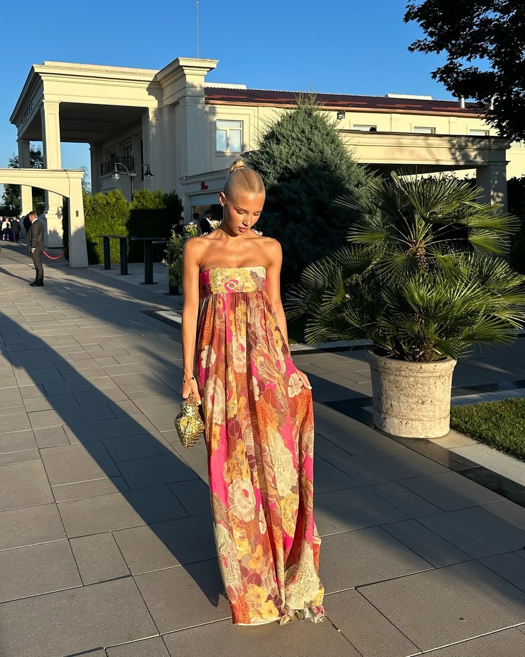 Amaya Floral Strapless Maxi Dress - Elegant Occasion Dress for Women - Image 3