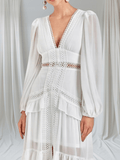 Aryna Chiffon Ruffle Maxi Dress - Elegant Occasion Dress for Women - Image 2