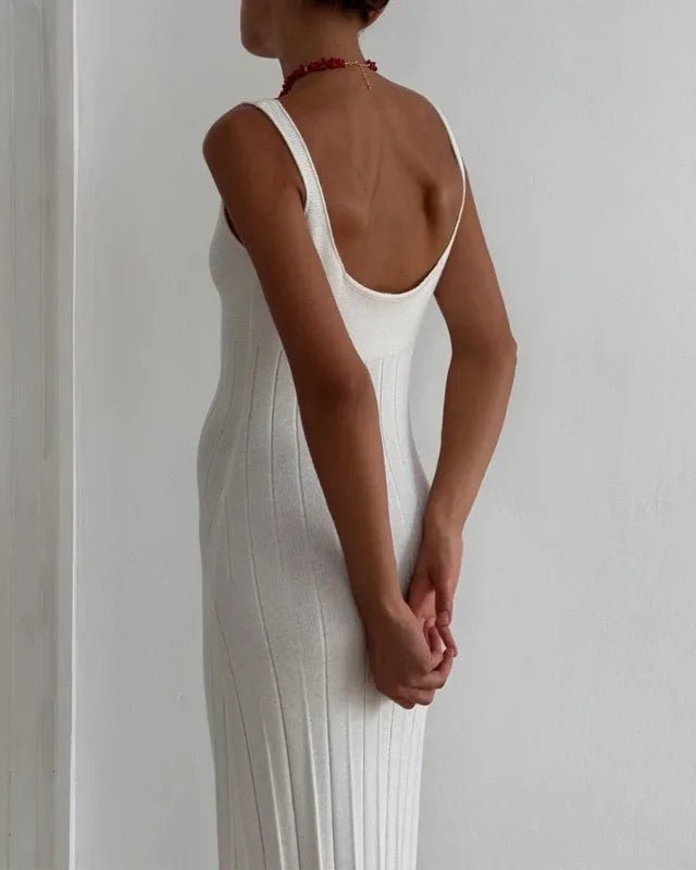 Lucy Knitted Suspender Dress - Elegant Occasion Dress for Women - Image 8