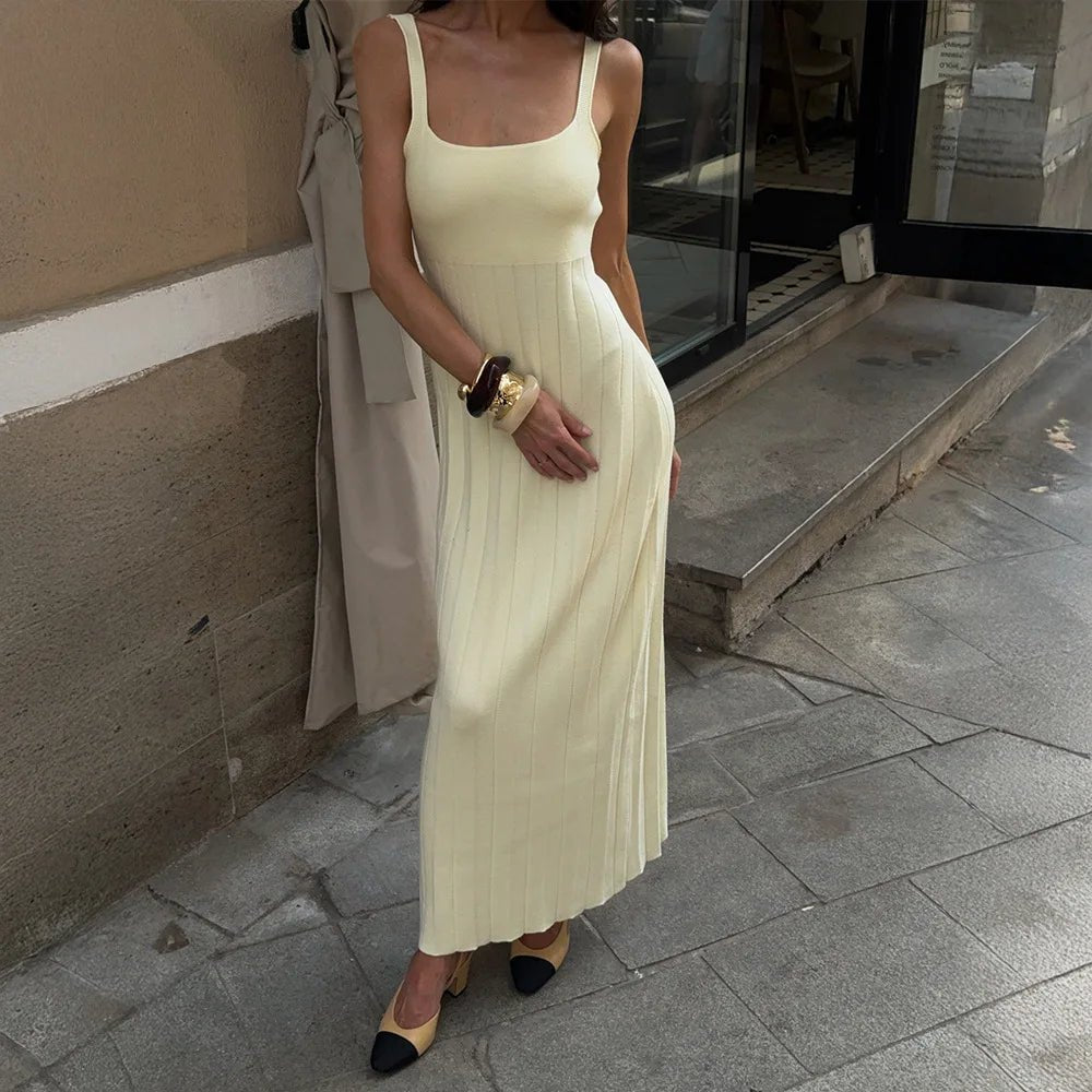 Lucy Knitted Suspender Dress - Elegant Occasion Dress for Women