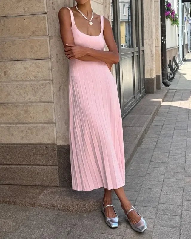 Lucy Knitted Suspender Dress - Elegant Occasion Dress for Women - Image 5