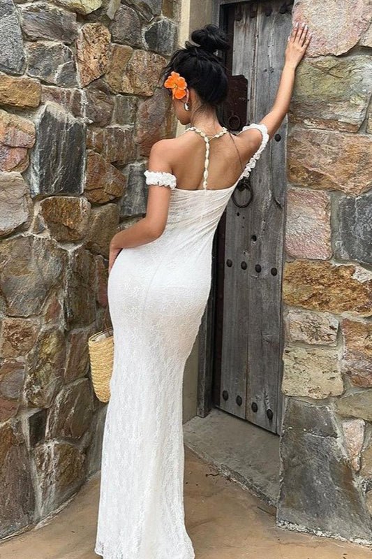 Emma Lace Spaghetti Strap Maxi Dress - Elegant Occasion Dress for Women - Image 4