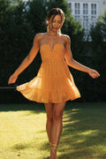 Bianca V-Neck Patchwork Cami Mini Dress for Women - Sleeveless Summer Dress - Image 4