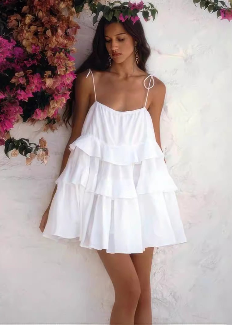 Kaira Tiered Ruffle Sundress - Elegant Occasion Dress for Women