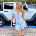 Cathrine Floral Ruffle Mini Dress - Elegant Occasion Dress for Women - Image 2