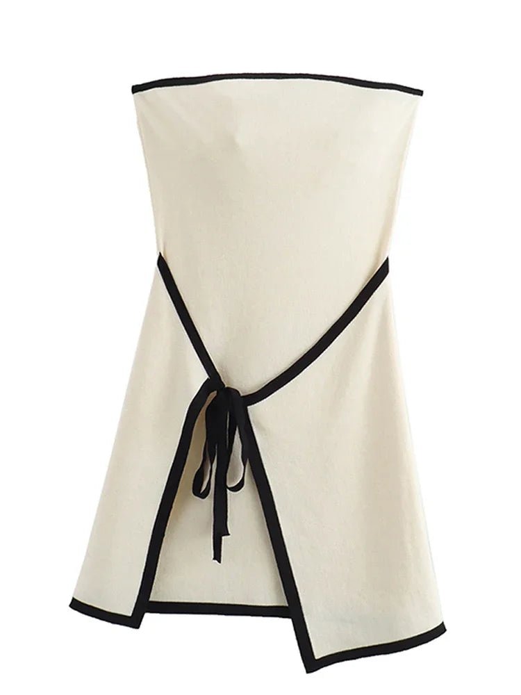 Ahana Backless Lace-Up Mini Dress - Elegant Occasion Dress for Women - Image 11
