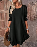 Mia Ruffle Hem Smock Dress - Elegant Occasion Dress for Women - Image 6
