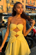 Nina Strapless Cut-Out Mini Dress - Elegant Occasion Dress for Women - Image 2