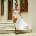Elena Sleeveless Bohemian Long Sundress - Elegant Occasion Dress for Women - Image 4