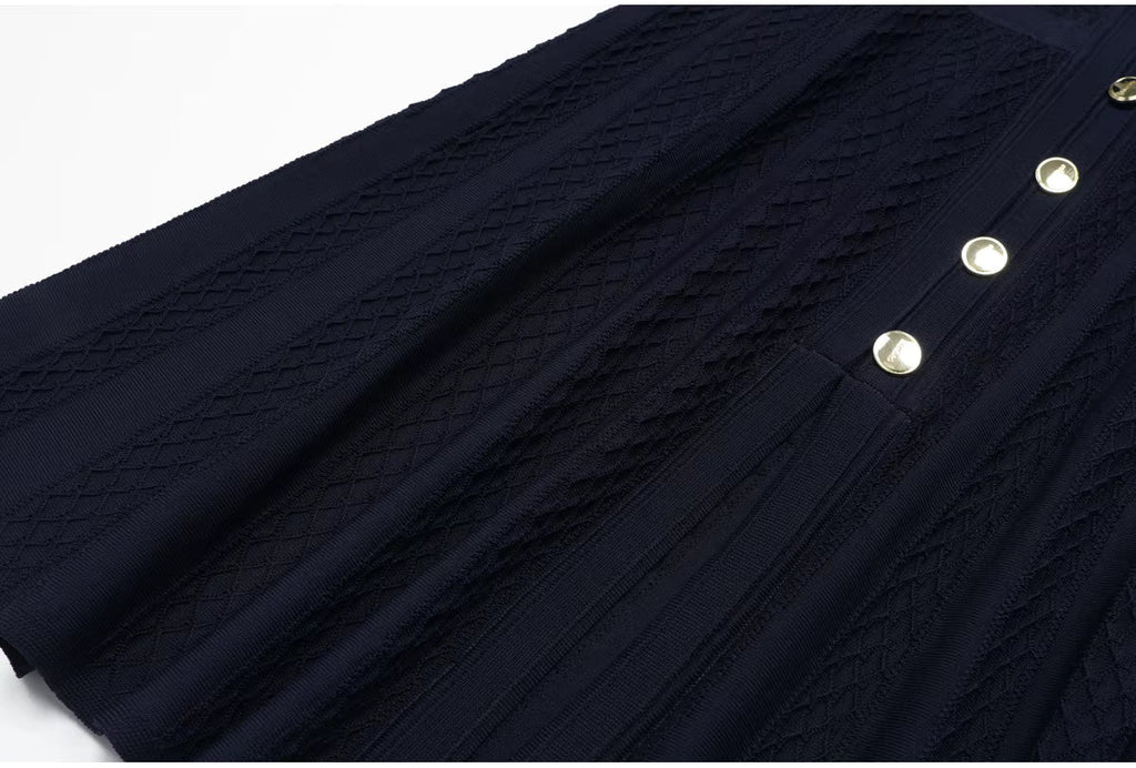 Hannelore Knitted Slim Fit Long Dress - Elegant Occasion Dress for Women - Image 8