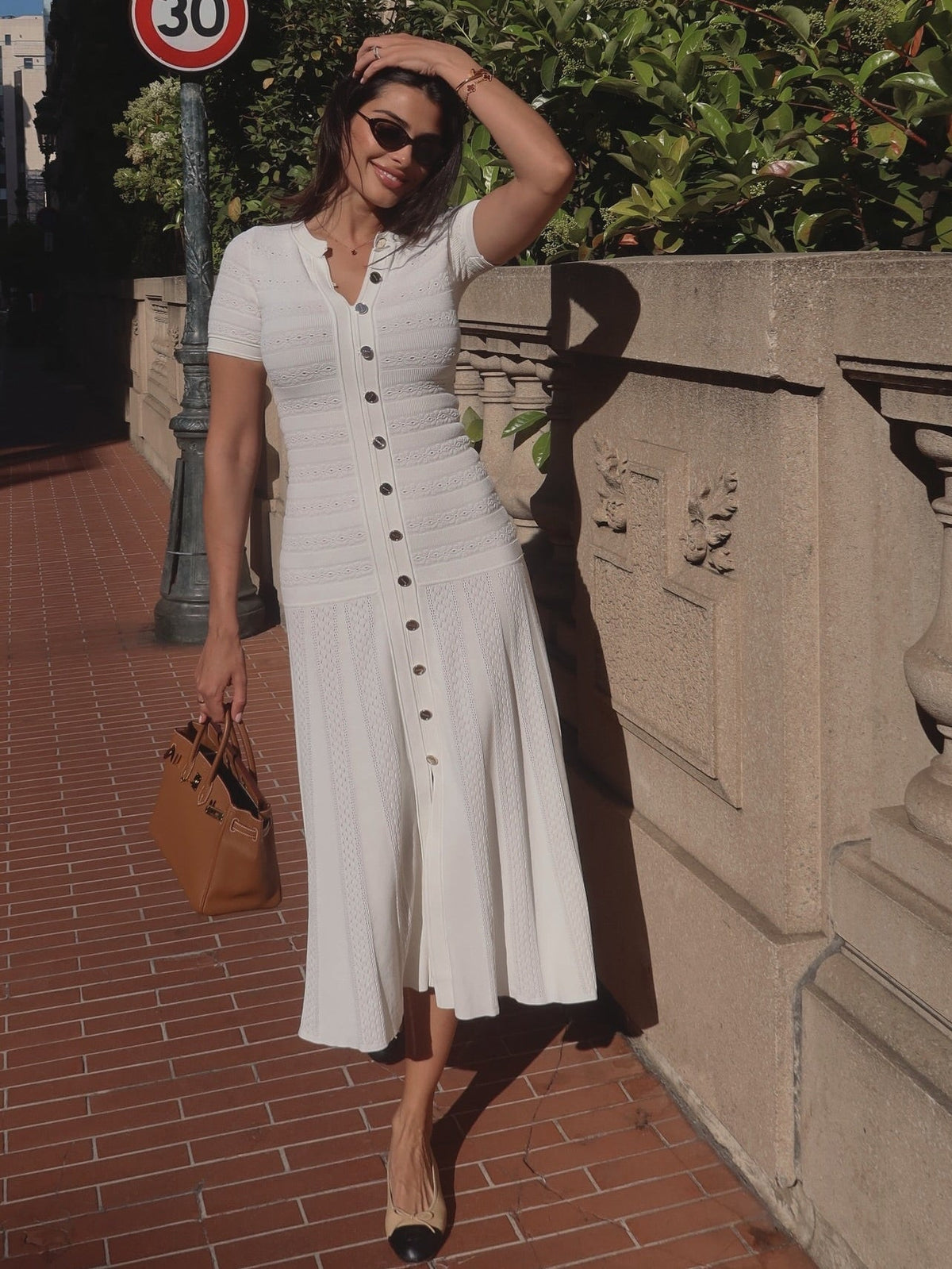 Hannelore Knitted Slim Fit Long Dress - Elegant Occasion Dress for Women - Image 3