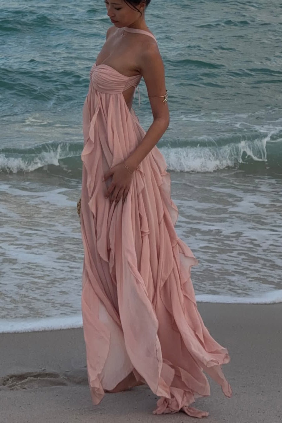 Harper Strapless Ruffled Maxi Dress - Elegant Occasion Dress for Women - Image 6