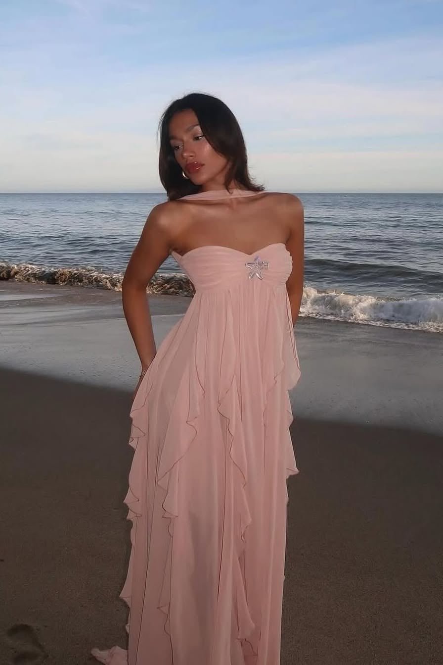 Harper Strapless Ruffled Maxi Dress - Elegant Occasion Dress for Women - Image 5