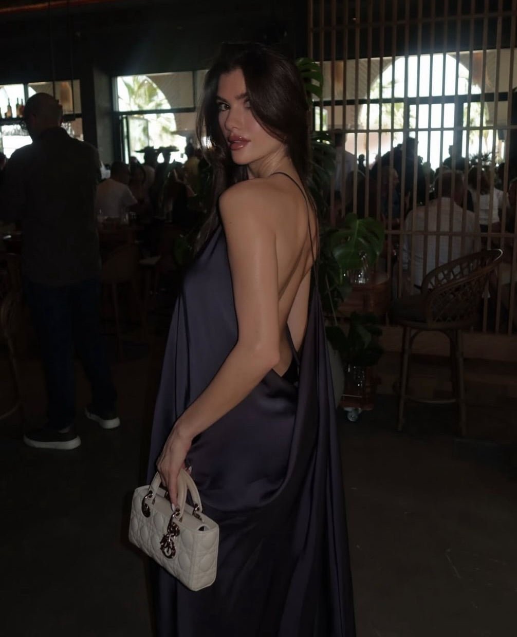 Indira Satin Halter Maxi Dress - Elegant Occasion Dress for Women - Image 7