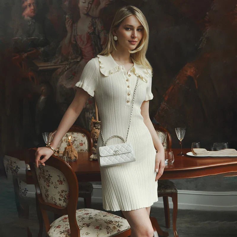 Ellie Featherlight Ruffle Mini Dress - Elegant Occasion Dress for Women - Image 7