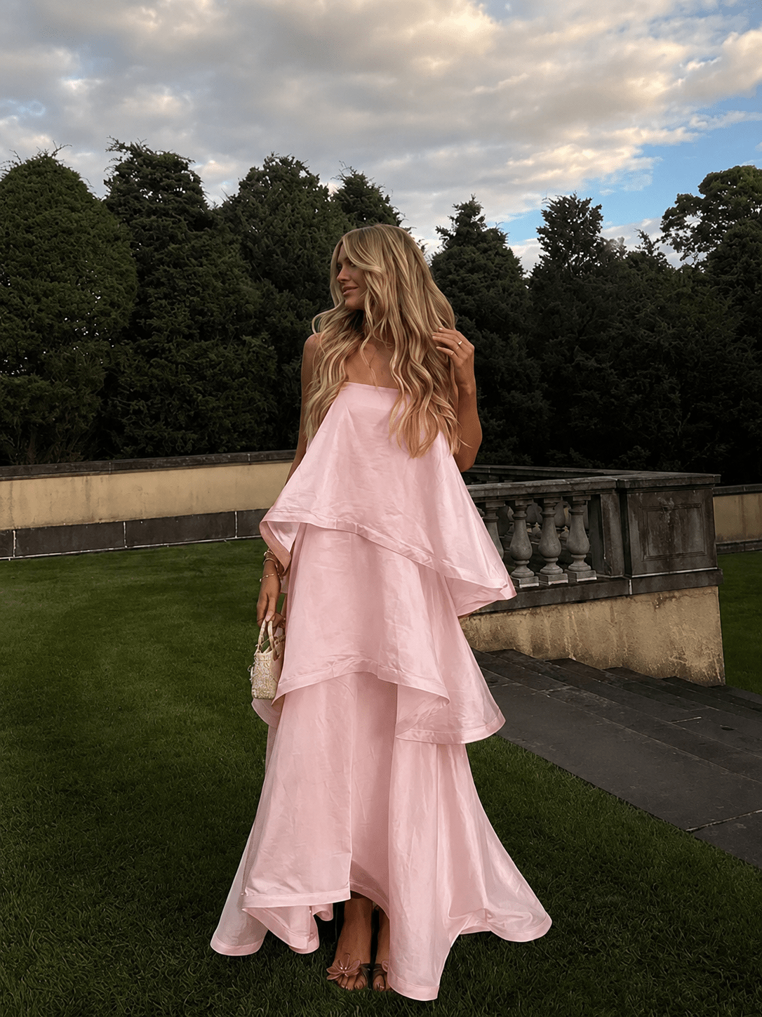 Mila Layered Ruffle Maxi Dress - Elegant Occasion Dress for Women