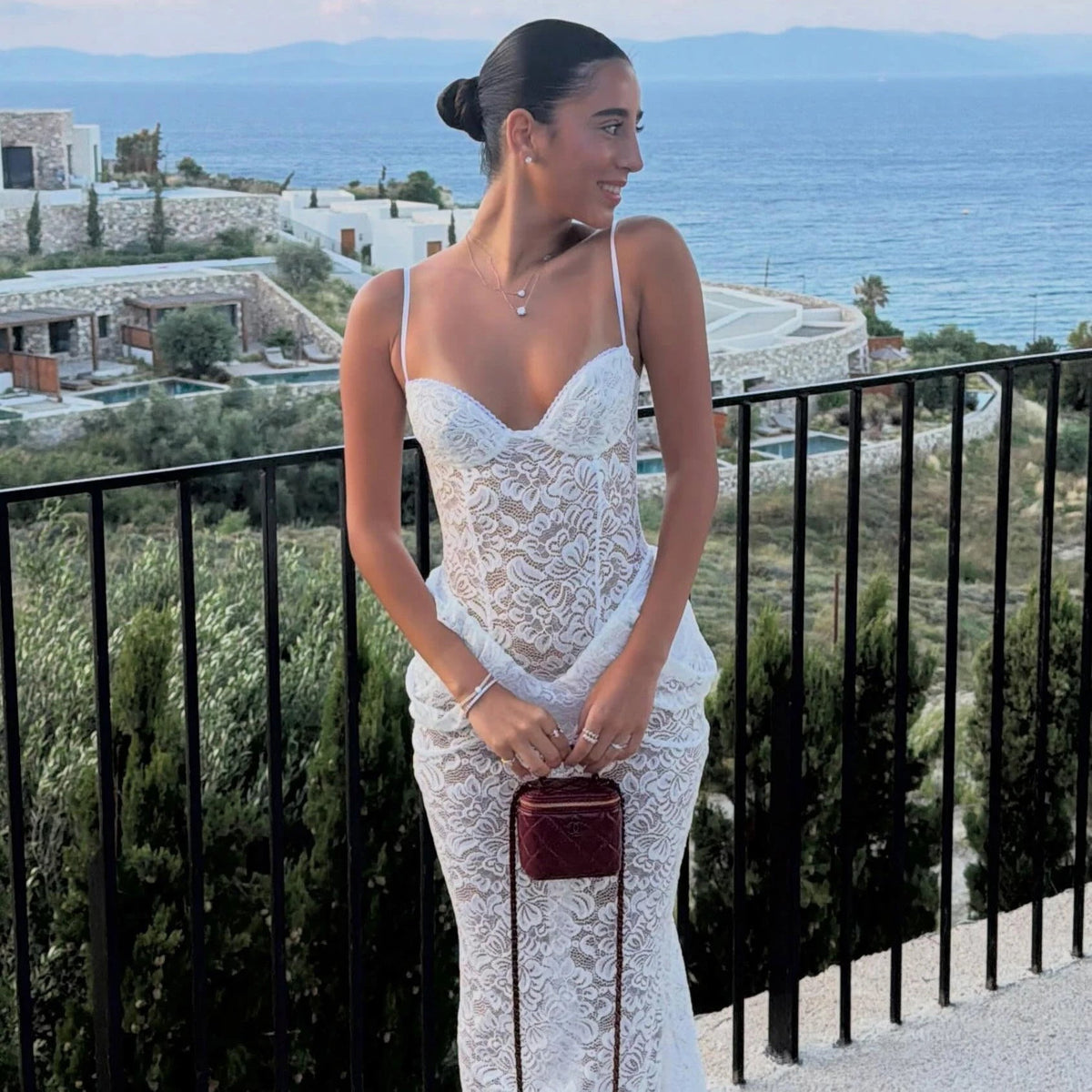 Isabella Corset Lace Maxi Dress - Elegant Occasion Dress for Women - Image 4