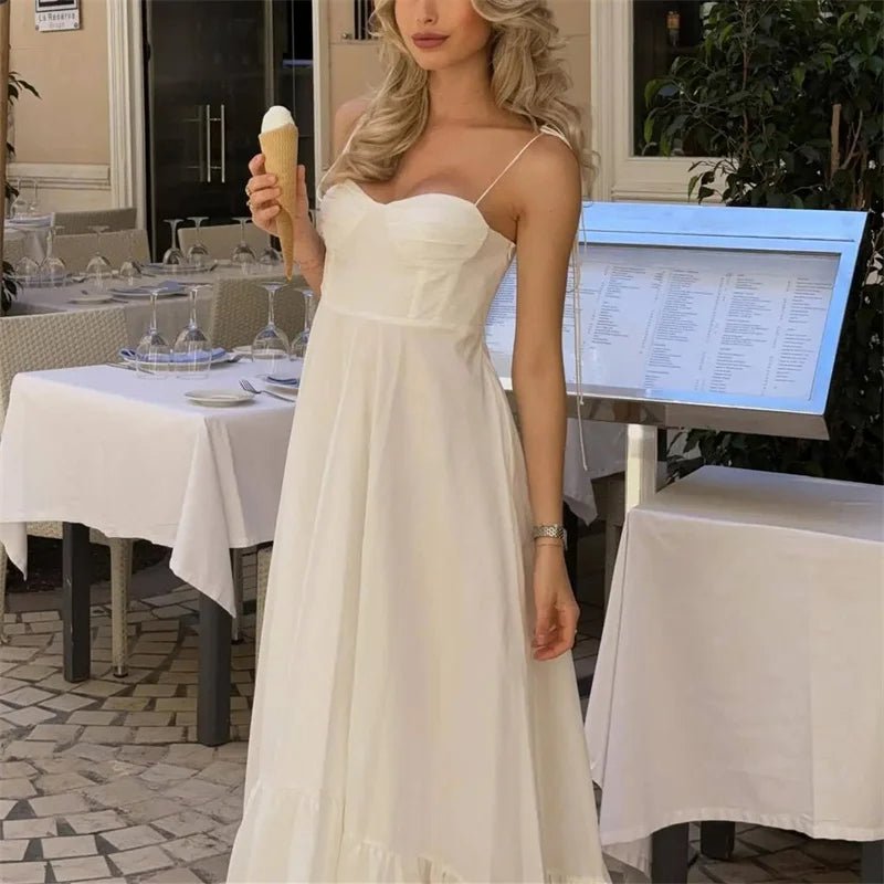 Jasmine Flowing Tiered Midi Dress - Elegant Occasion Dress for Women - Image 4
